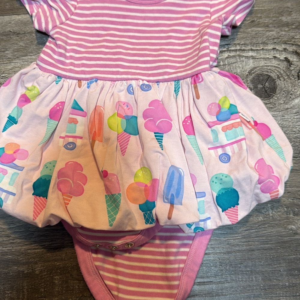 Little Sleepies Pink Ice Cream Dress